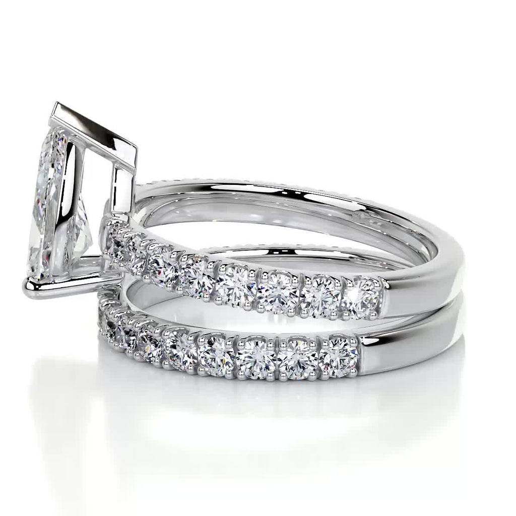 Hailey Lab Grown Diamond Bridal Set -Platinum (RTS)