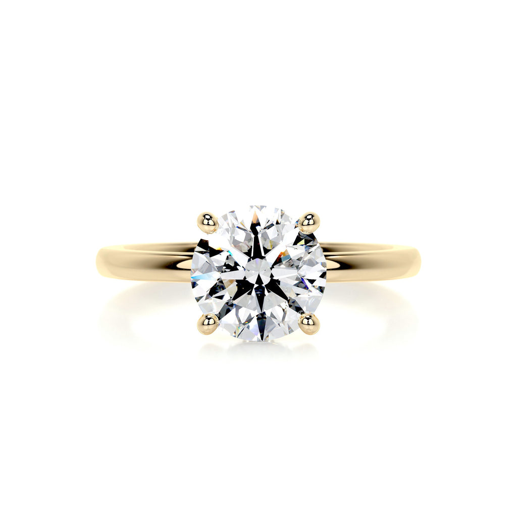 Cynthia Diamond Engagement Ring -18K Yellow Gold (RTS)