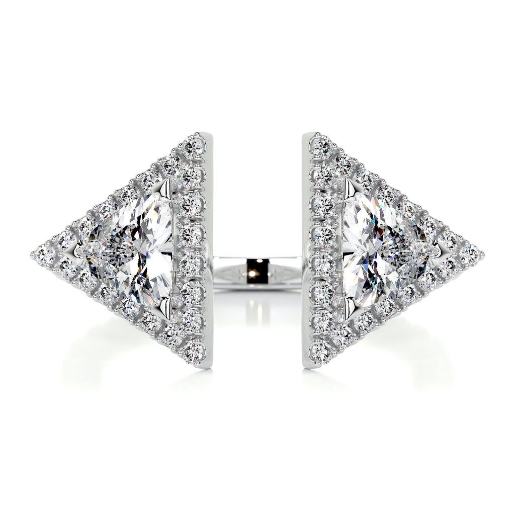 Olivia Fashion Diamond Ring   (1 carat) -14K White Gold (RTS)
