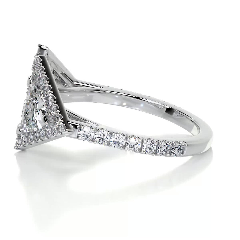 Olivia Fashion Diamond Ring   (1 carat) -14K White Gold (RTS)