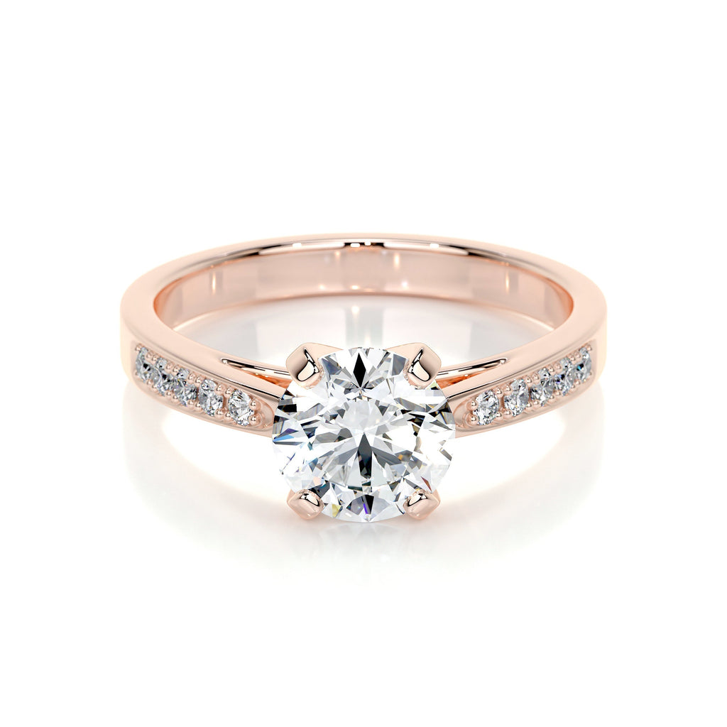 Margaret Lab Grown Diamond Ring -14K Rose Gold (RTS)