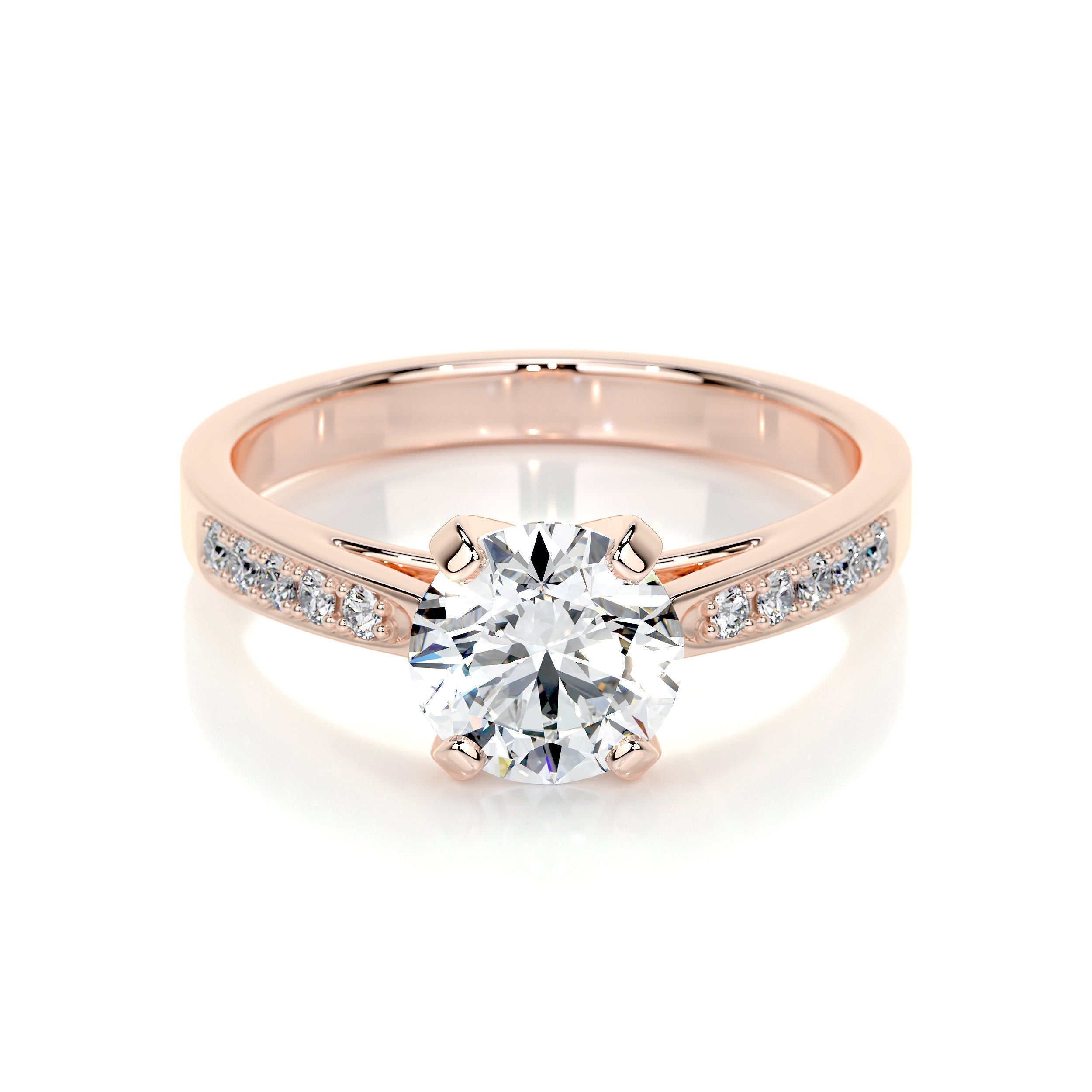 Margaret Lab Grown Diamond Ring -14K Rose Gold (RTS)