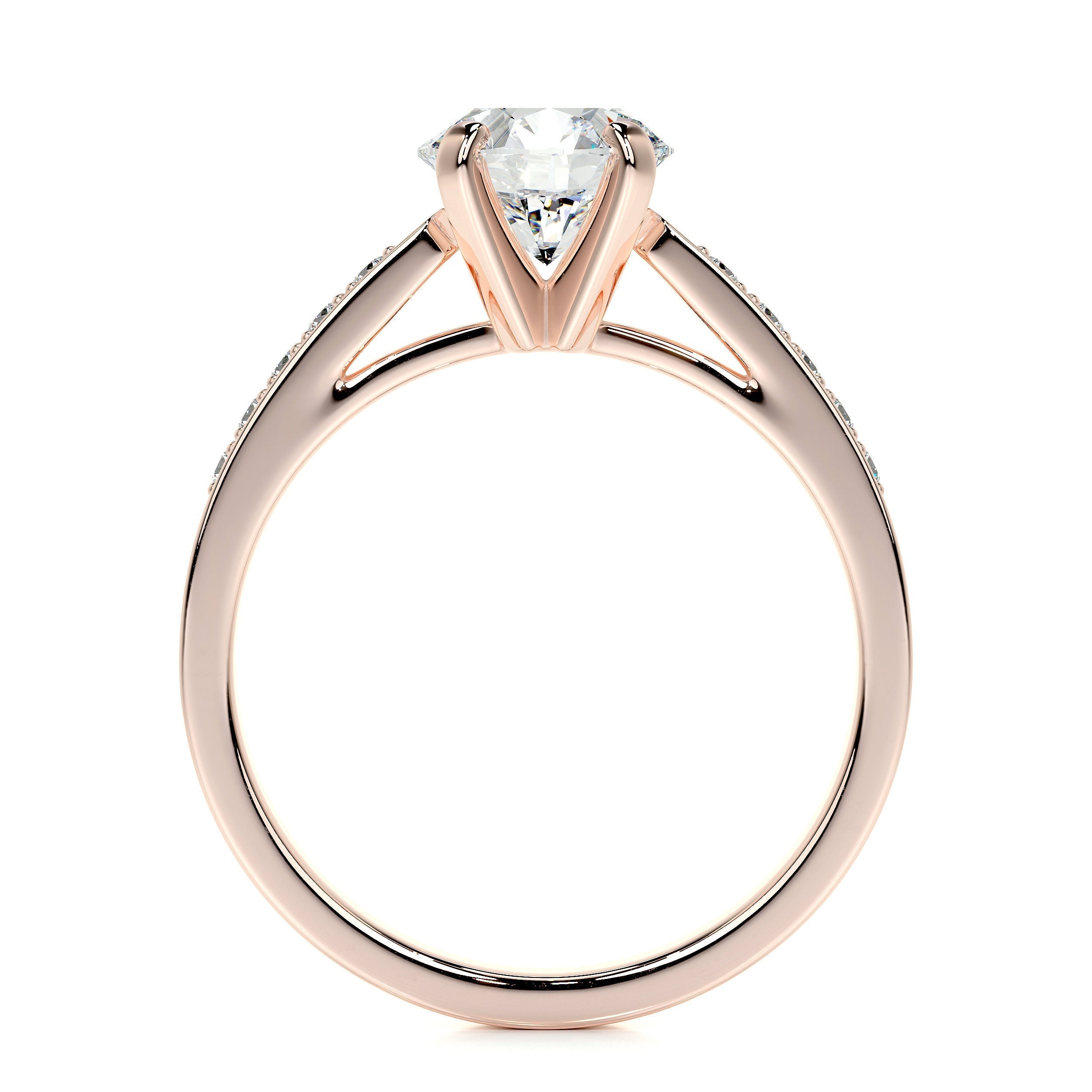 Margaret Lab Grown Diamond Ring -14K Rose Gold (RTS)