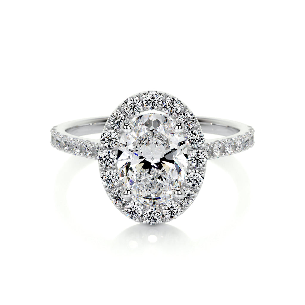 Maria Lab Grown Diamond Ring - 18K White Gold (RTS)