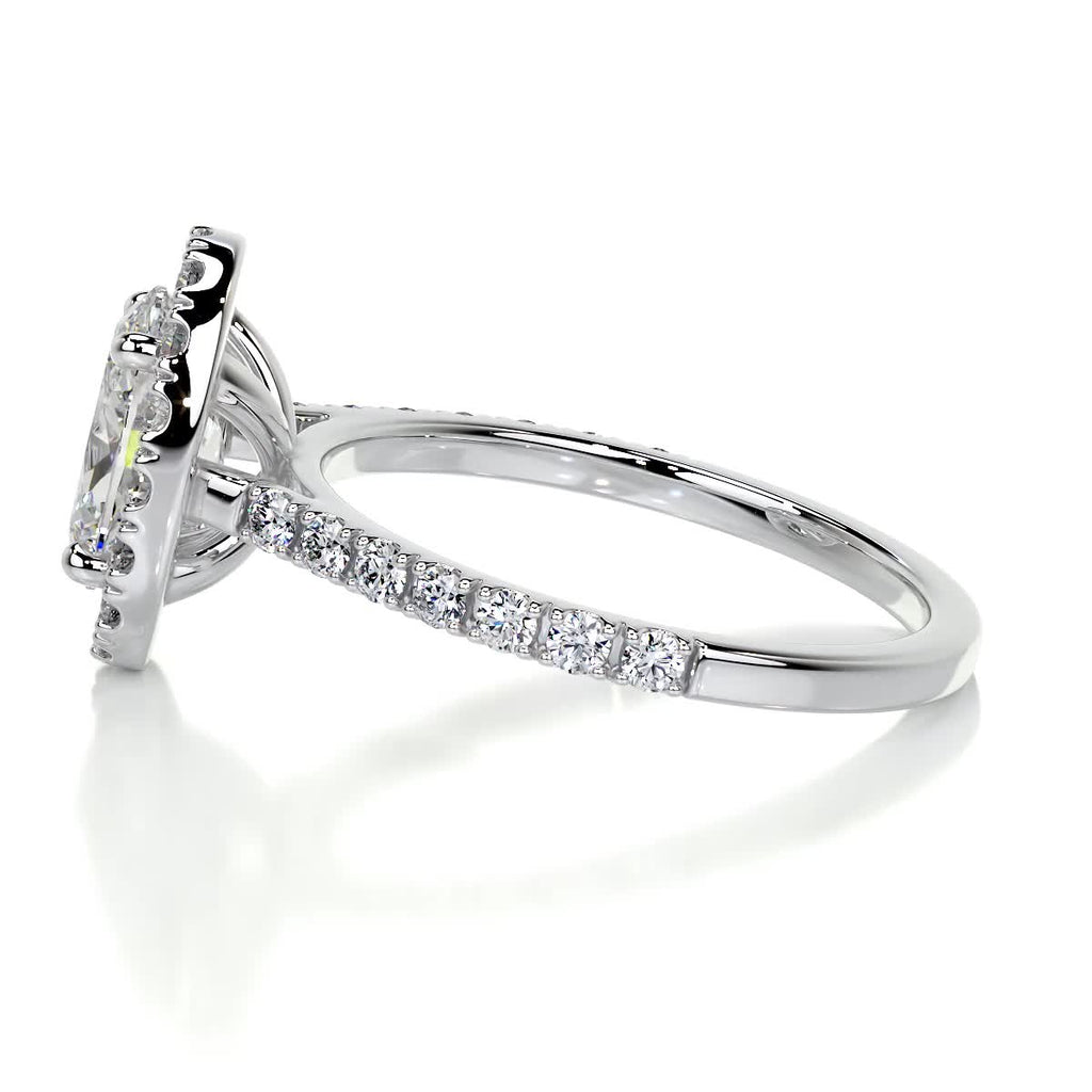 Maria Lab Grown Diamond Ring - 18K White Gold (RTS)