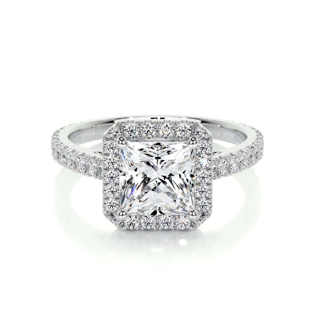 Selena Lab Grown Diamond Ring -18K White Gold (RTS)