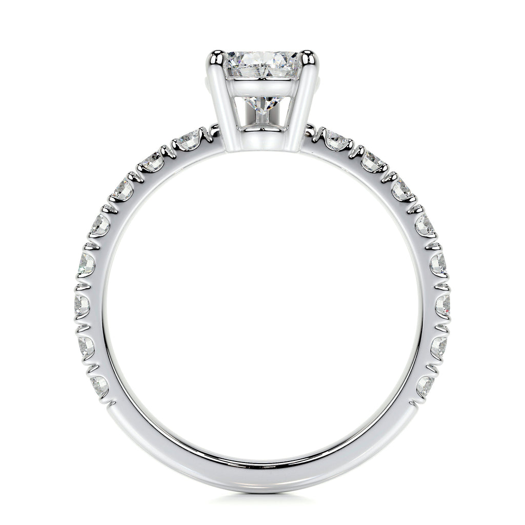 Hailey Lab Grown Diamond Ring -14K White Gold (RTS)
