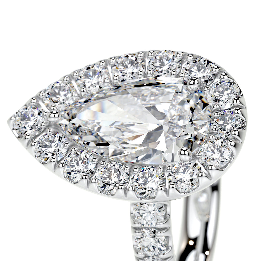 Maya Lab Grown Diamond Ring -14K White Gold (RTS)