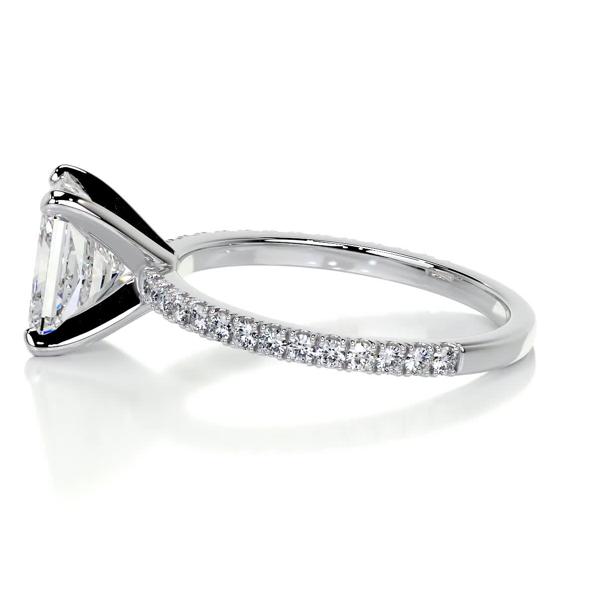 Audrey Lab Grown Diamond Ring -Platinum (RTS)