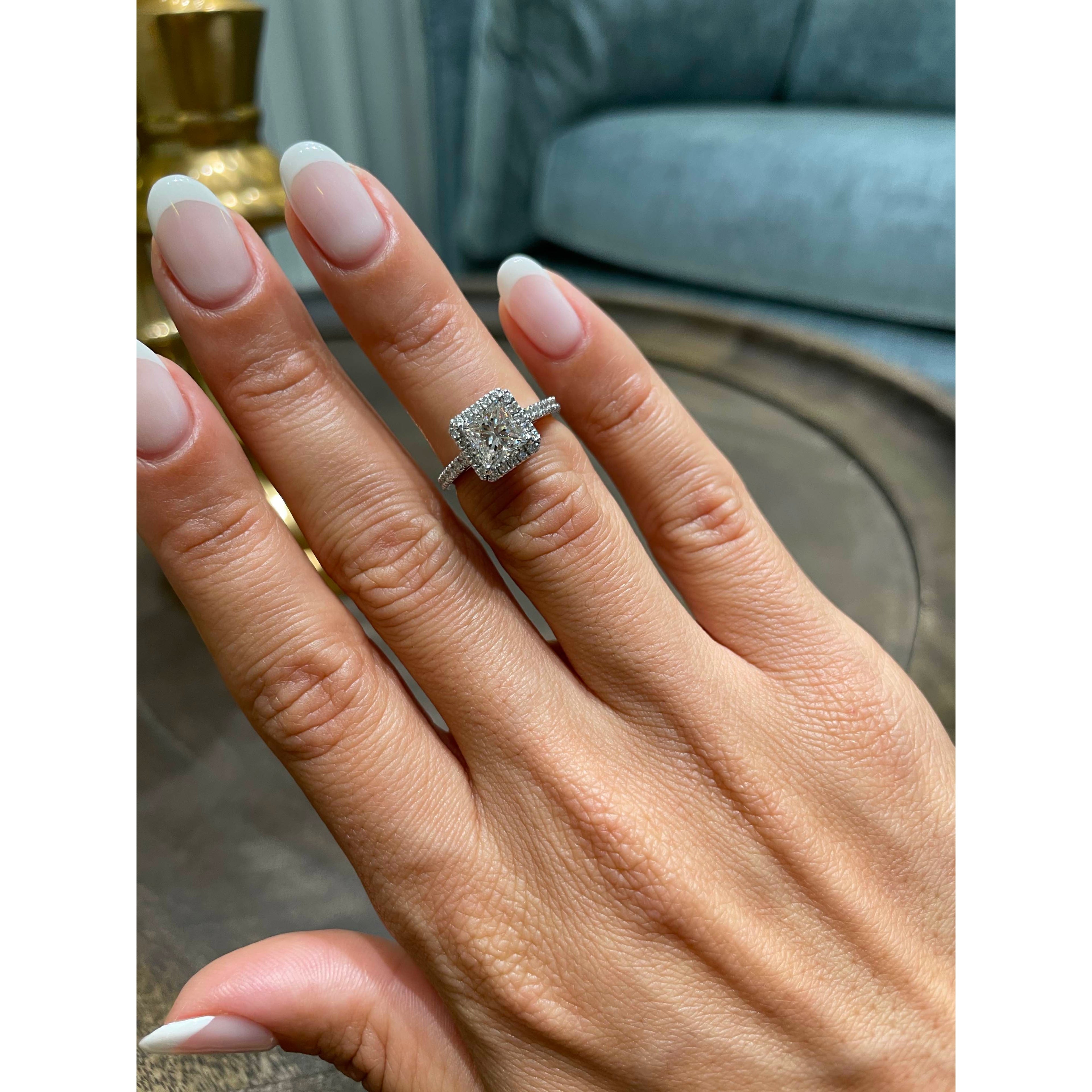 Selena Lab Grown Diamond Ring -Platinum (RTS)