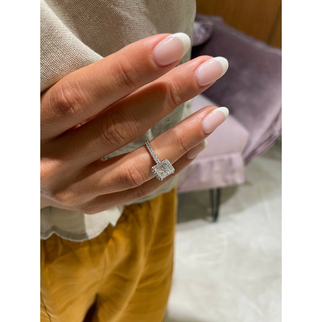 Selena Lab Grown Diamond Ring -Platinum (RTS)