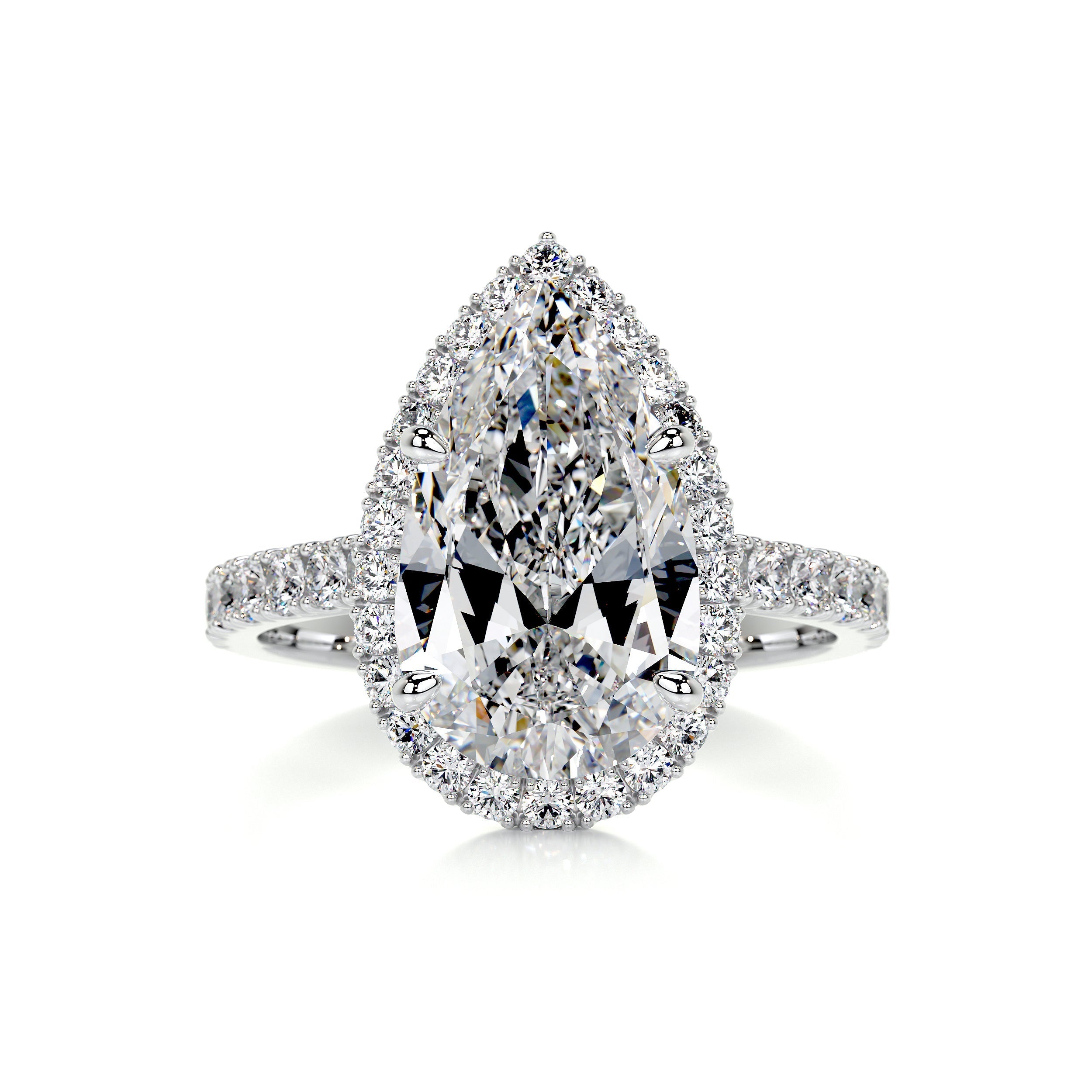 Sophia Diamond Engagement Ring -18K White Gold (RTS)