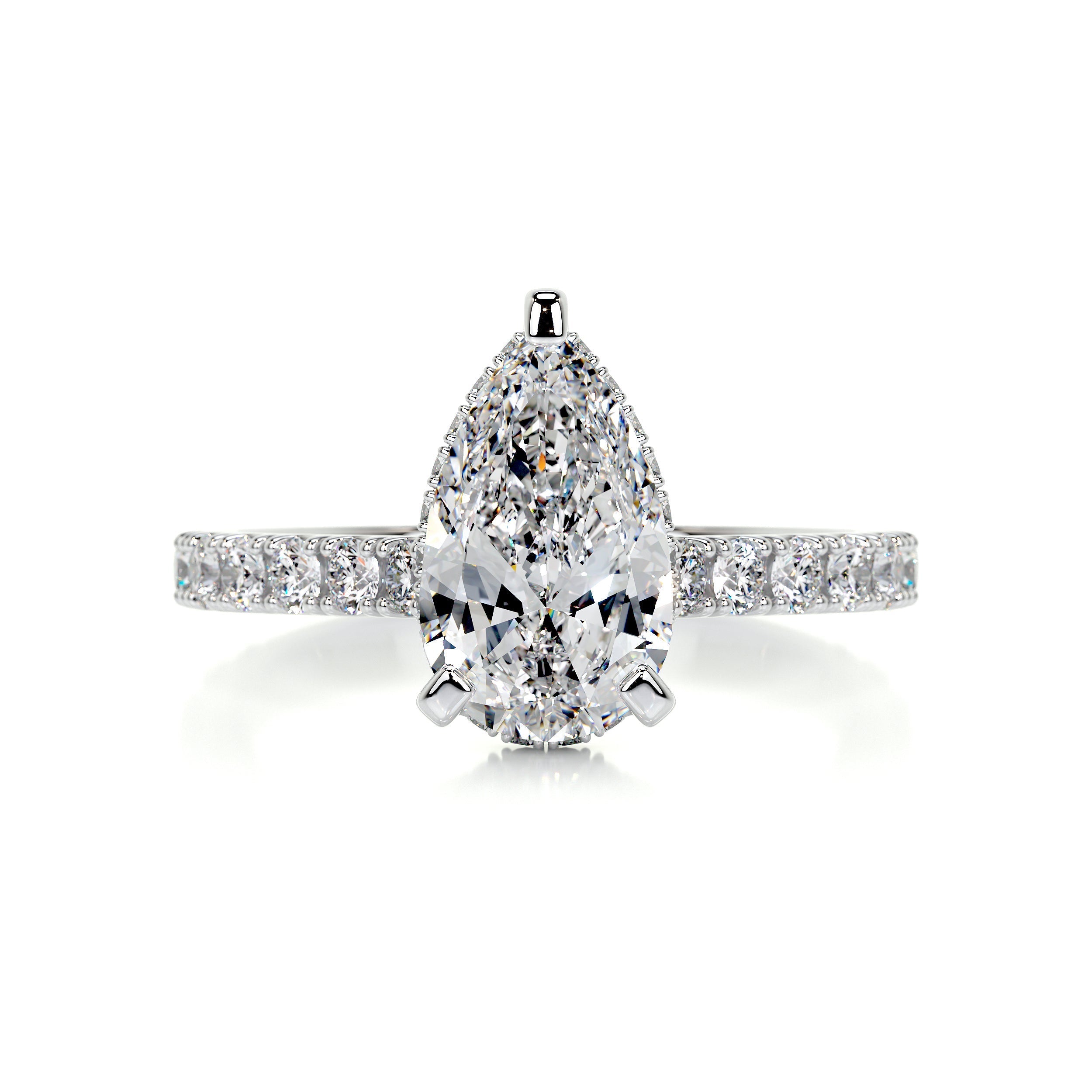 Mia Diamond Engagement Ring -14K White Gold (RTS)