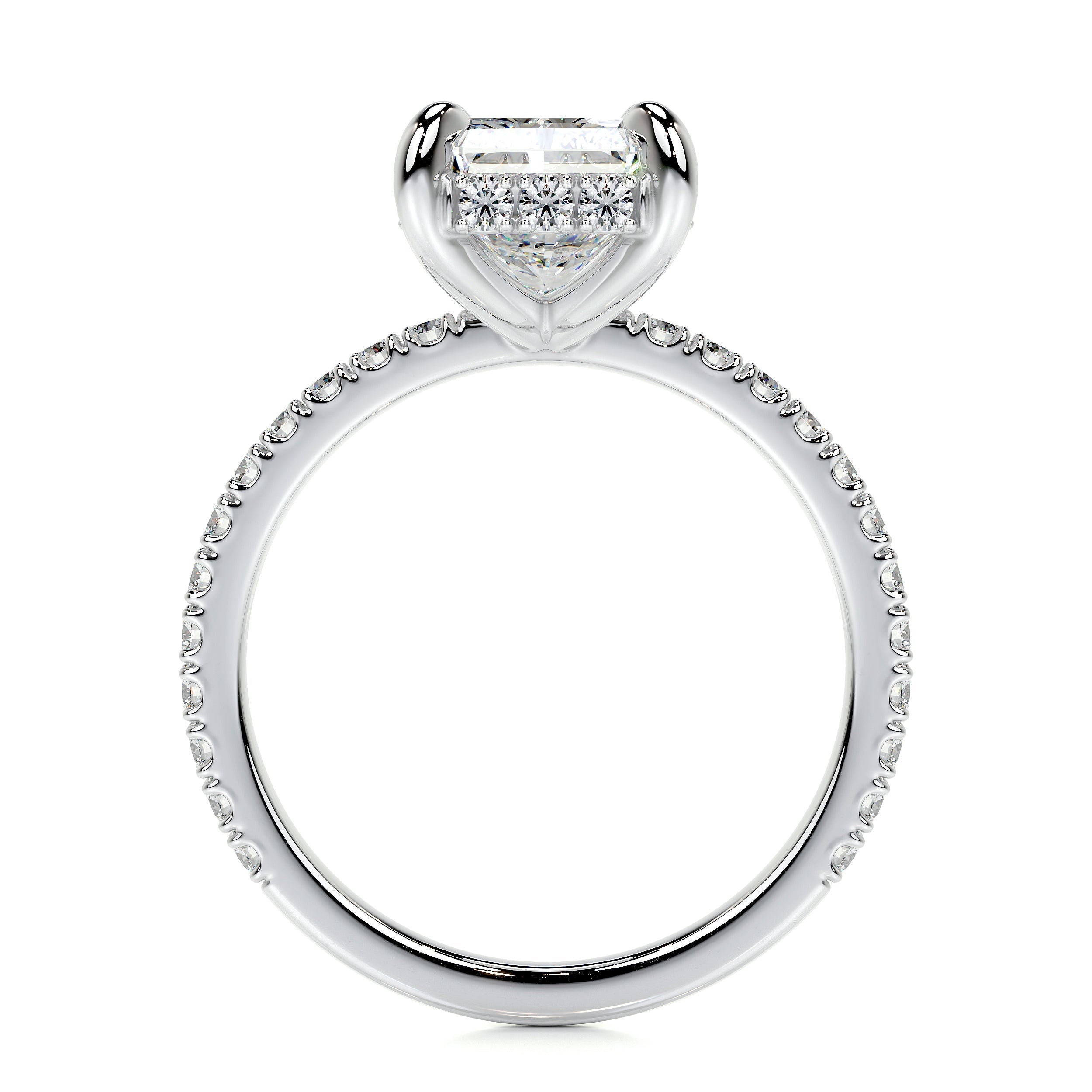 Luna Lab Grown Diamond Ring -Platinum (RTS)