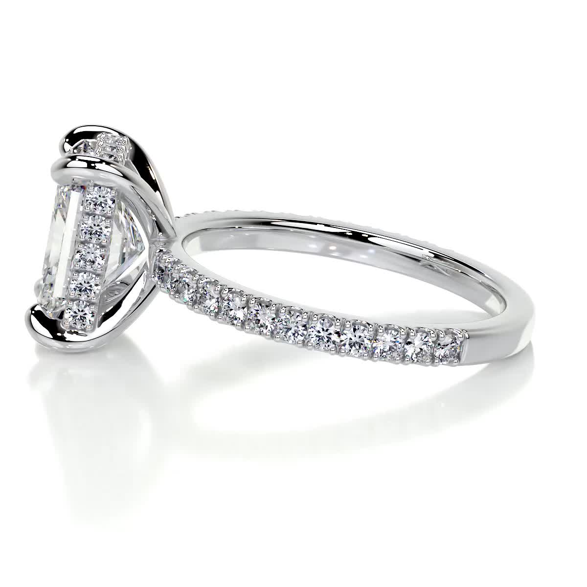 Luna Lab Grown Diamond Ring -Platinum (RTS)