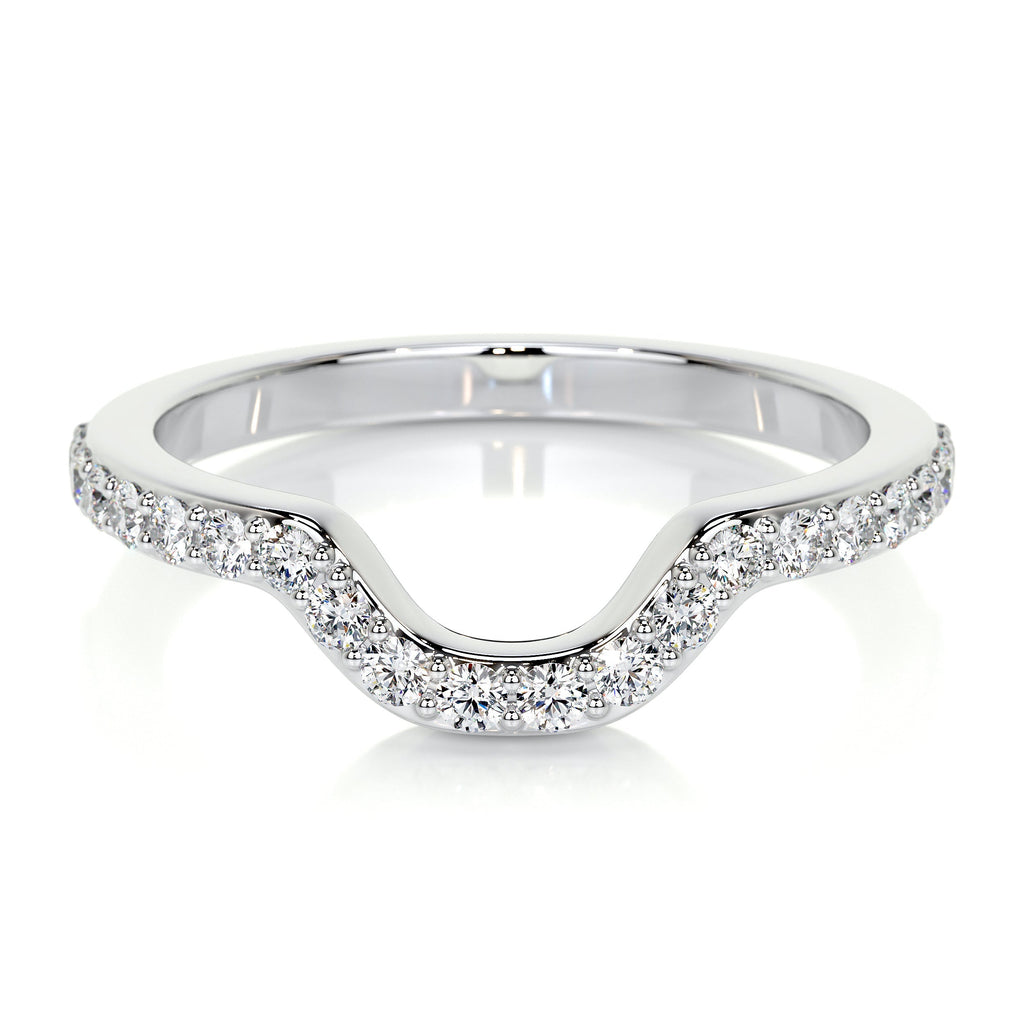 Nina Lab Grown Diamond Wedding Ring   (0.2 Carat) -Platinum (RTS)
