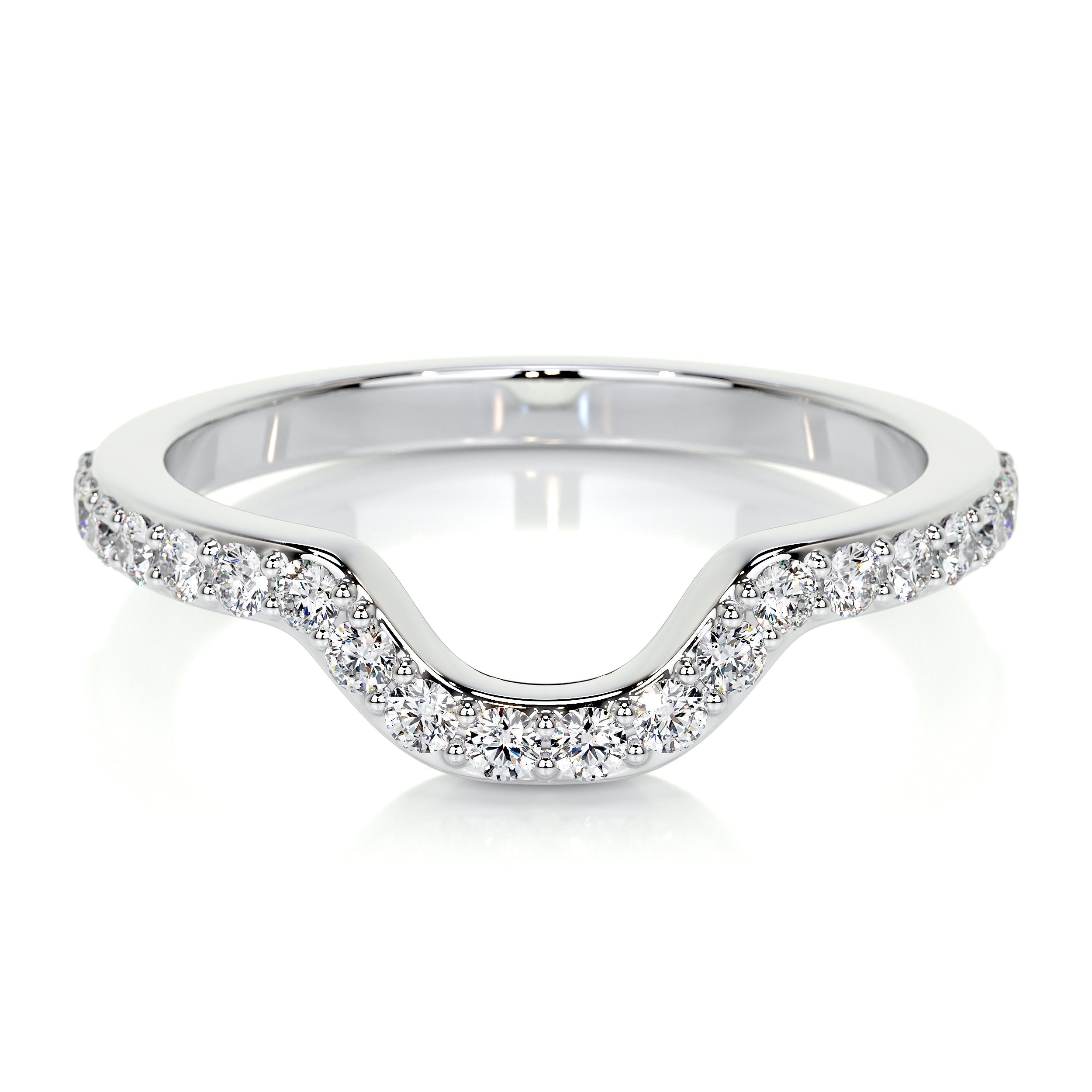 Nina Lab Grown Diamond Wedding Ring   (0.2 Carat) -Platinum (RTS)