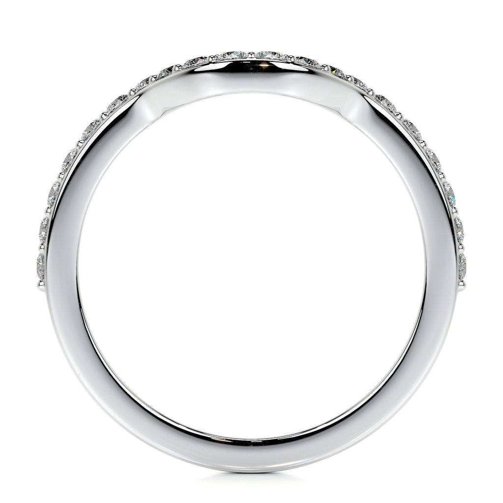 Nina Lab Grown Diamond Wedding Ring   (0.2 Carat) -Platinum (RTS)