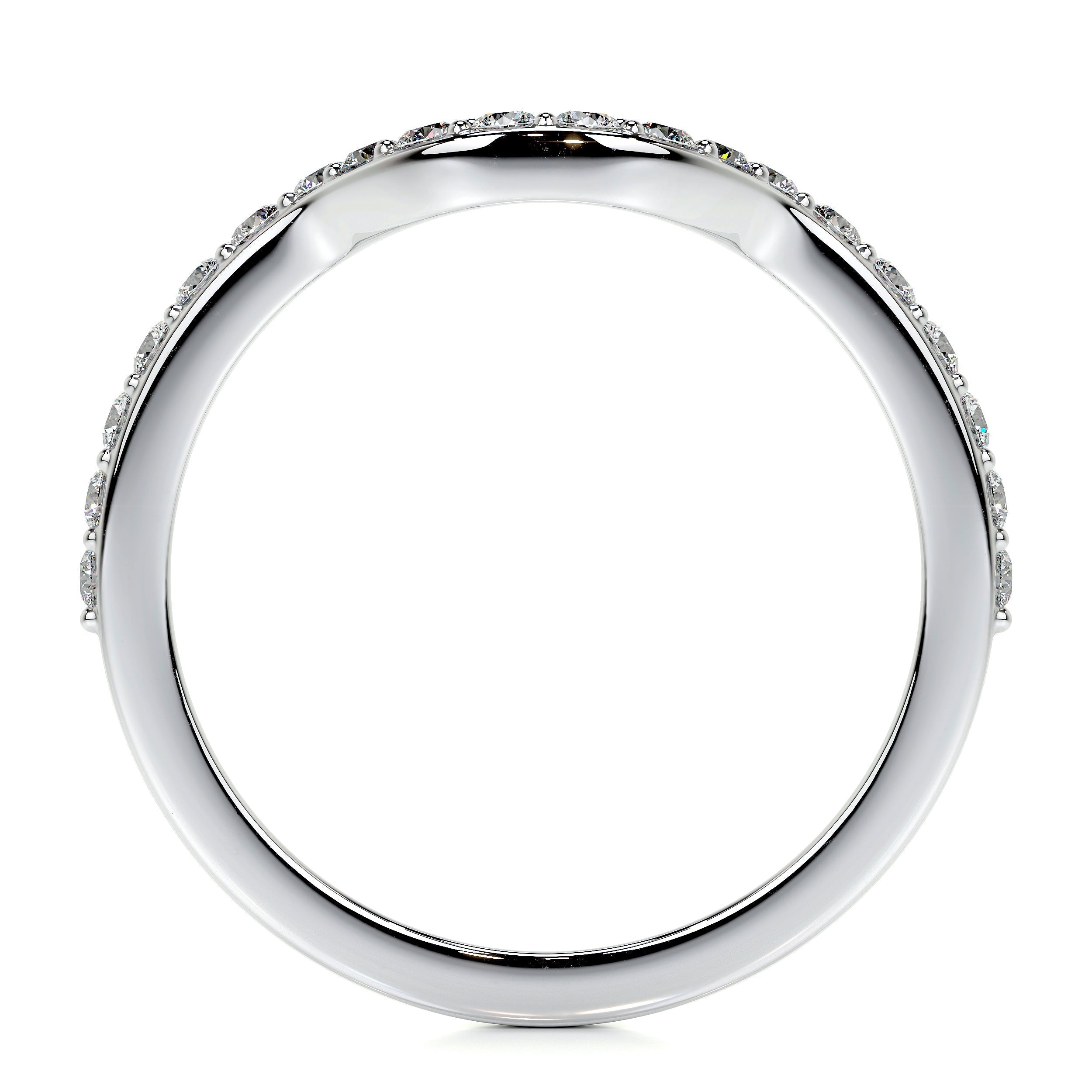 Nina Lab Grown Diamond Wedding Ring   (0.2 Carat) -Platinum (RTS)