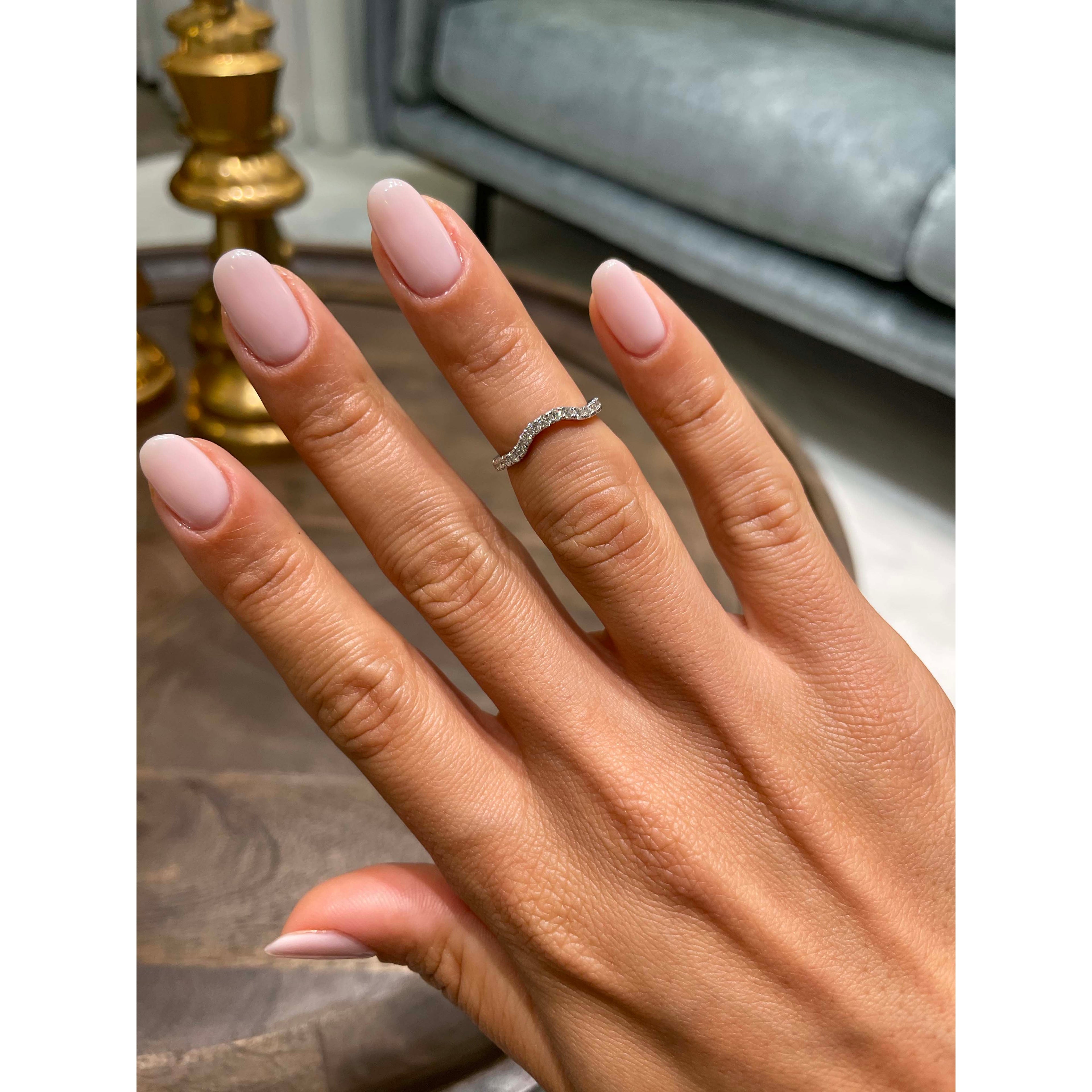 Nina Lab Grown Diamond Wedding Ring   (0.2 Carat) -Platinum (RTS)