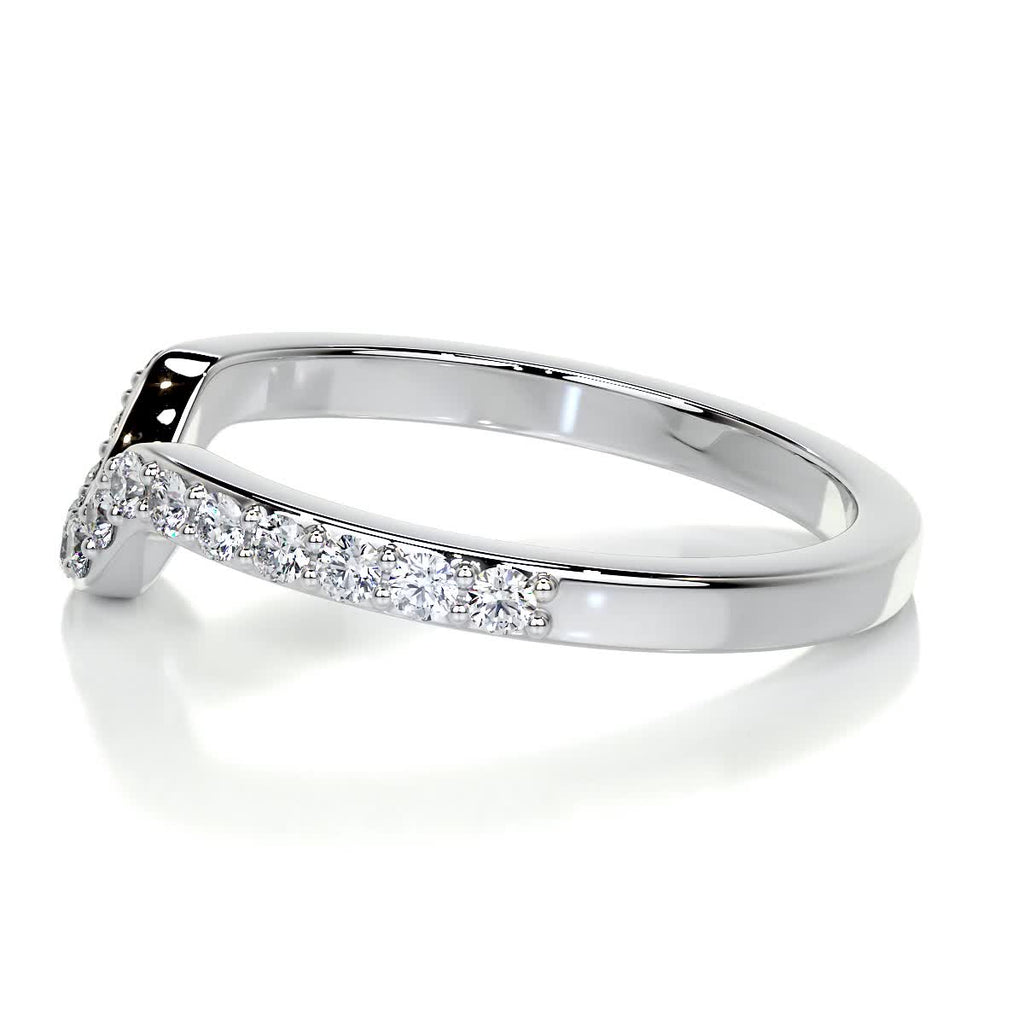 Nina Lab Grown Diamond Wedding Ring   (0.2 Carat) -Platinum (RTS)