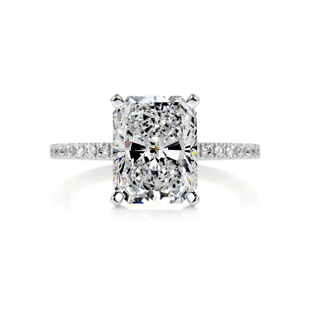 Audrey Diamond Engagement Ring -14K White Gold (RTS)