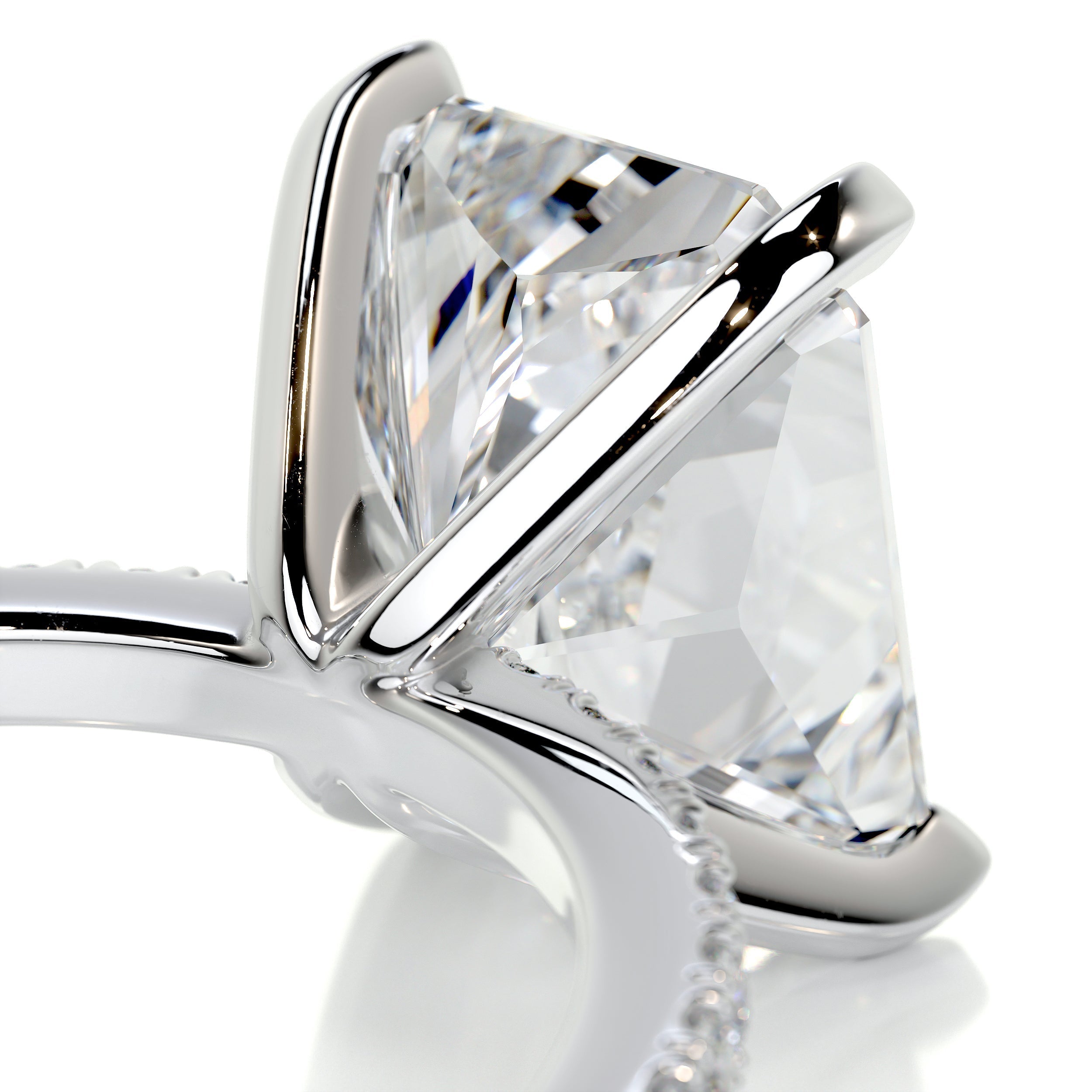 Audrey Diamond Engagement Ring -14K White Gold (RTS)