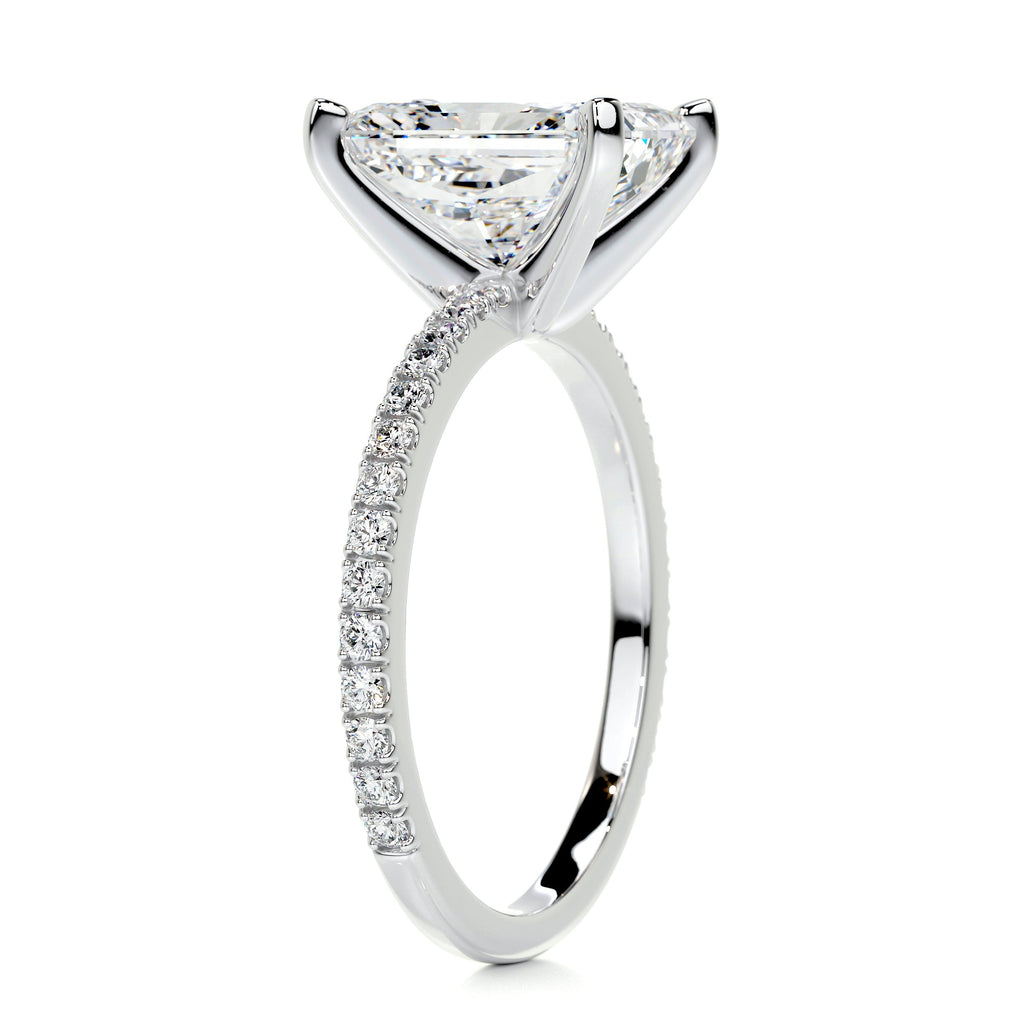 Audrey Diamond Engagement Ring -14K White Gold (RTS)