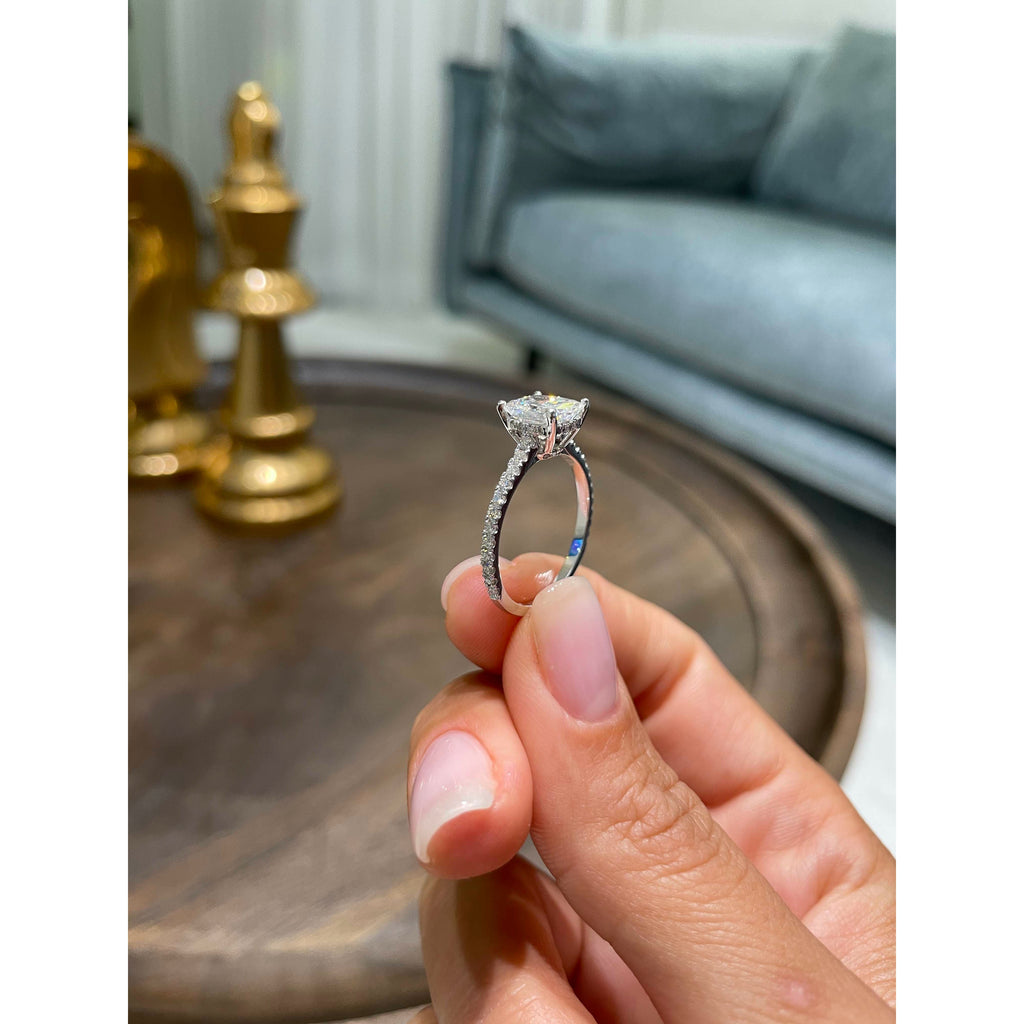 Cassandra Lab Grown Diamond Ring -Platinum (RTS)