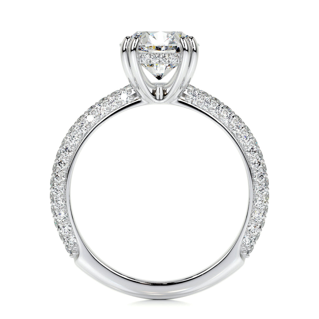 Lorena Lab Grown Diamond Ring -14K White Gold (RTS)