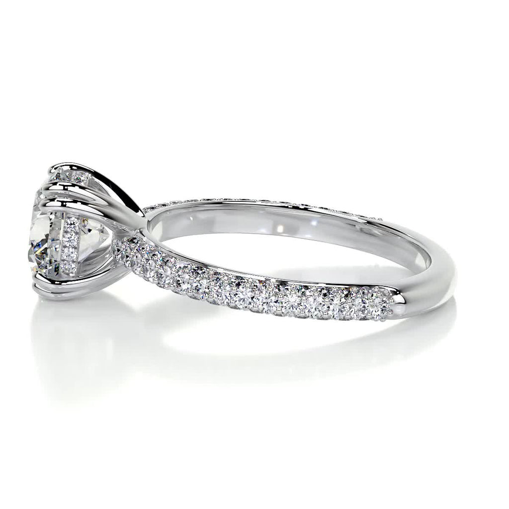 Lorena Lab Grown Diamond Ring -14K White Gold (RTS)