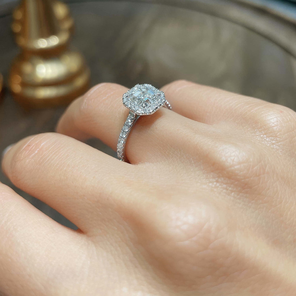 Brooklyn Lab Grown Diamond Ring -14K White Gold (RTS)