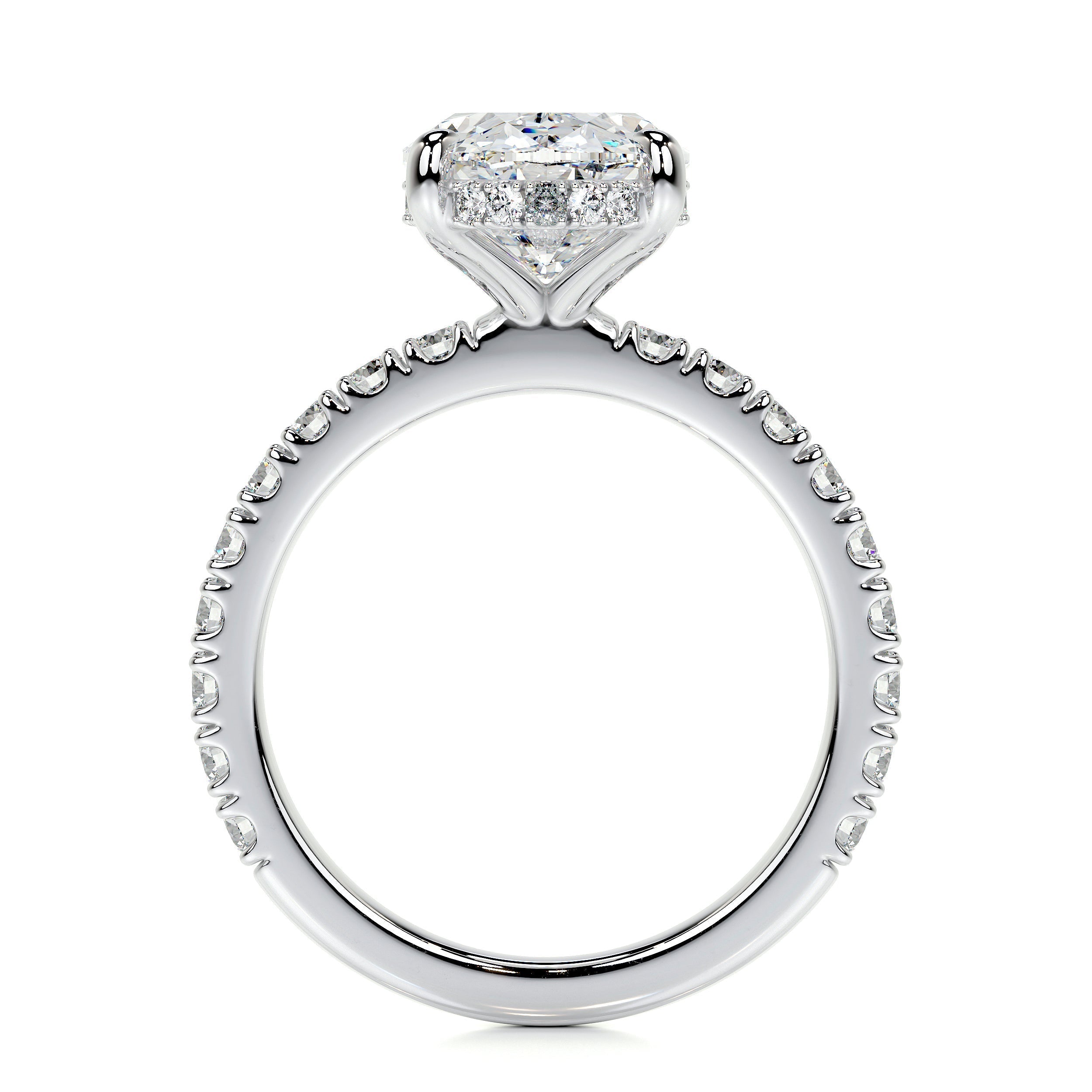 Lucy Lab Grown Diamond Ring -Platinum (RTS)