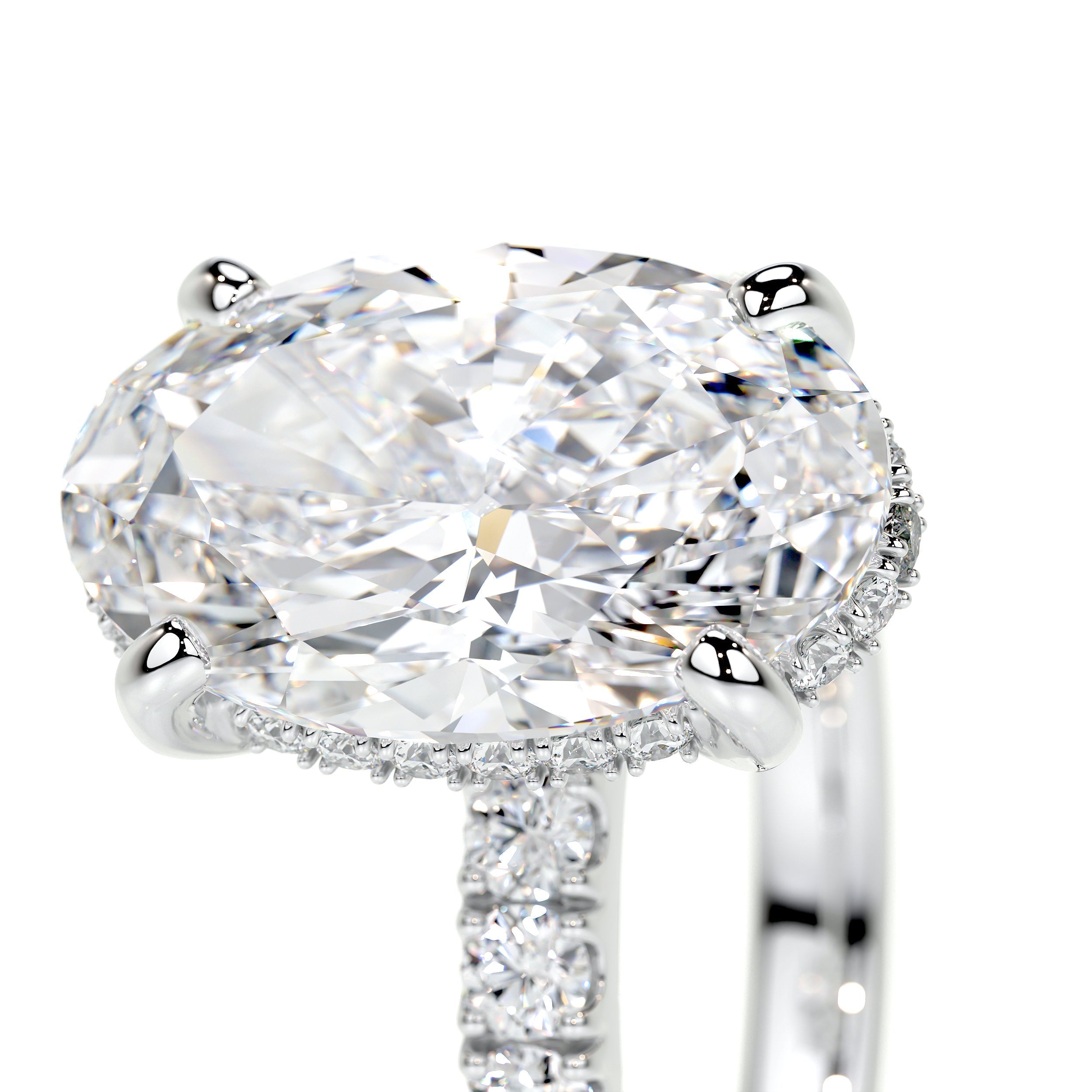 Lucy Lab Grown Diamond Ring -Platinum (RTS)