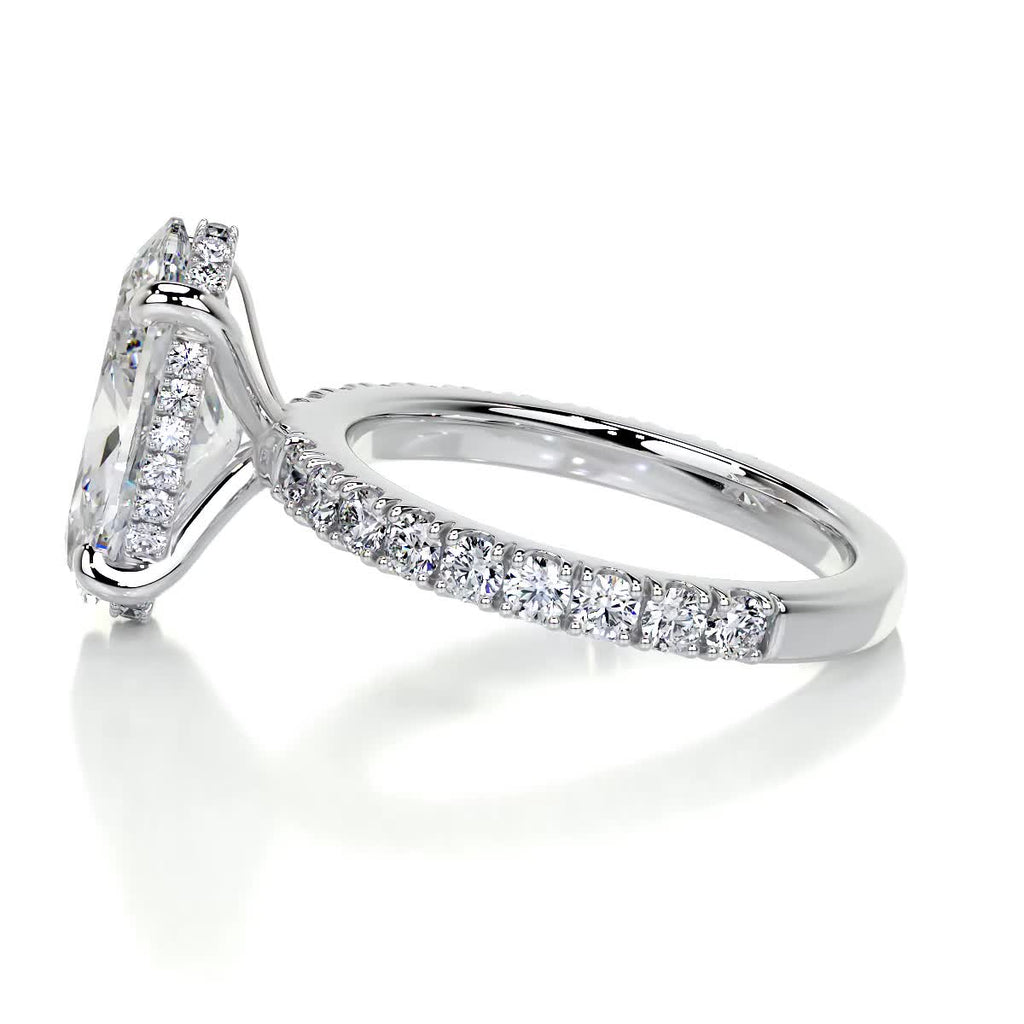 Lucy Lab Grown Diamond Ring -Platinum (RTS)