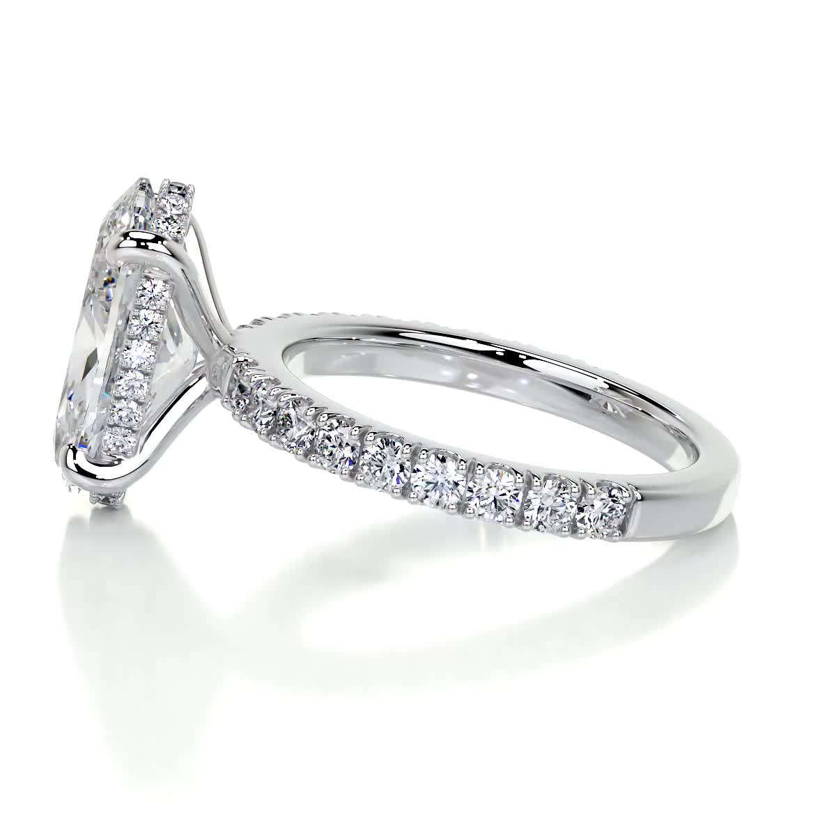 Lucy Lab Grown Diamond Ring -Platinum (RTS)