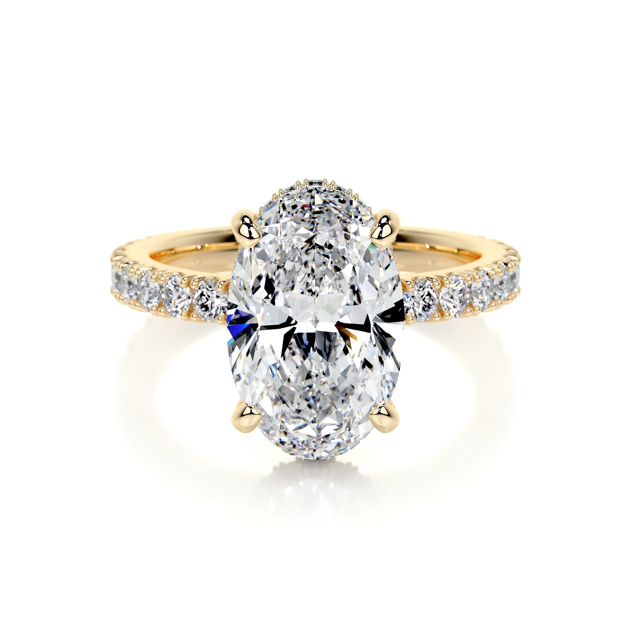 Lucy Lab Grown Diamond Ring -18K Yellow Gold (RTS)
