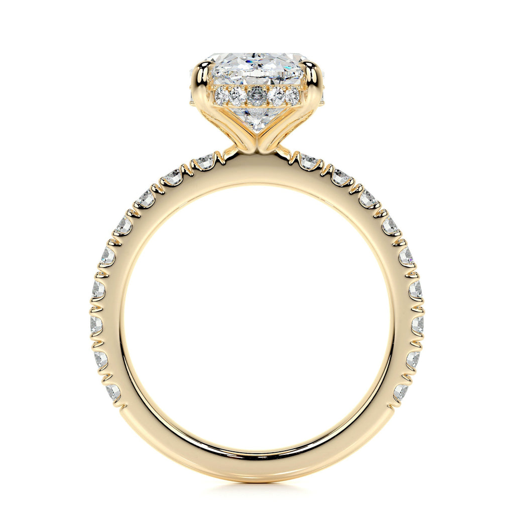 Lucy Lab Grown Diamond Ring -18K Yellow Gold (RTS)