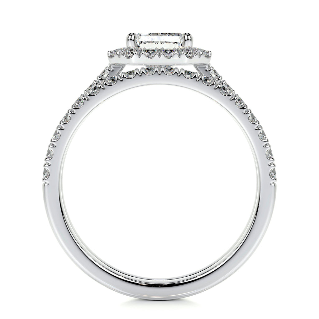 Andrea Lab Grown Diamond Bridal Set -14K White Gold (RTS) (RTS)