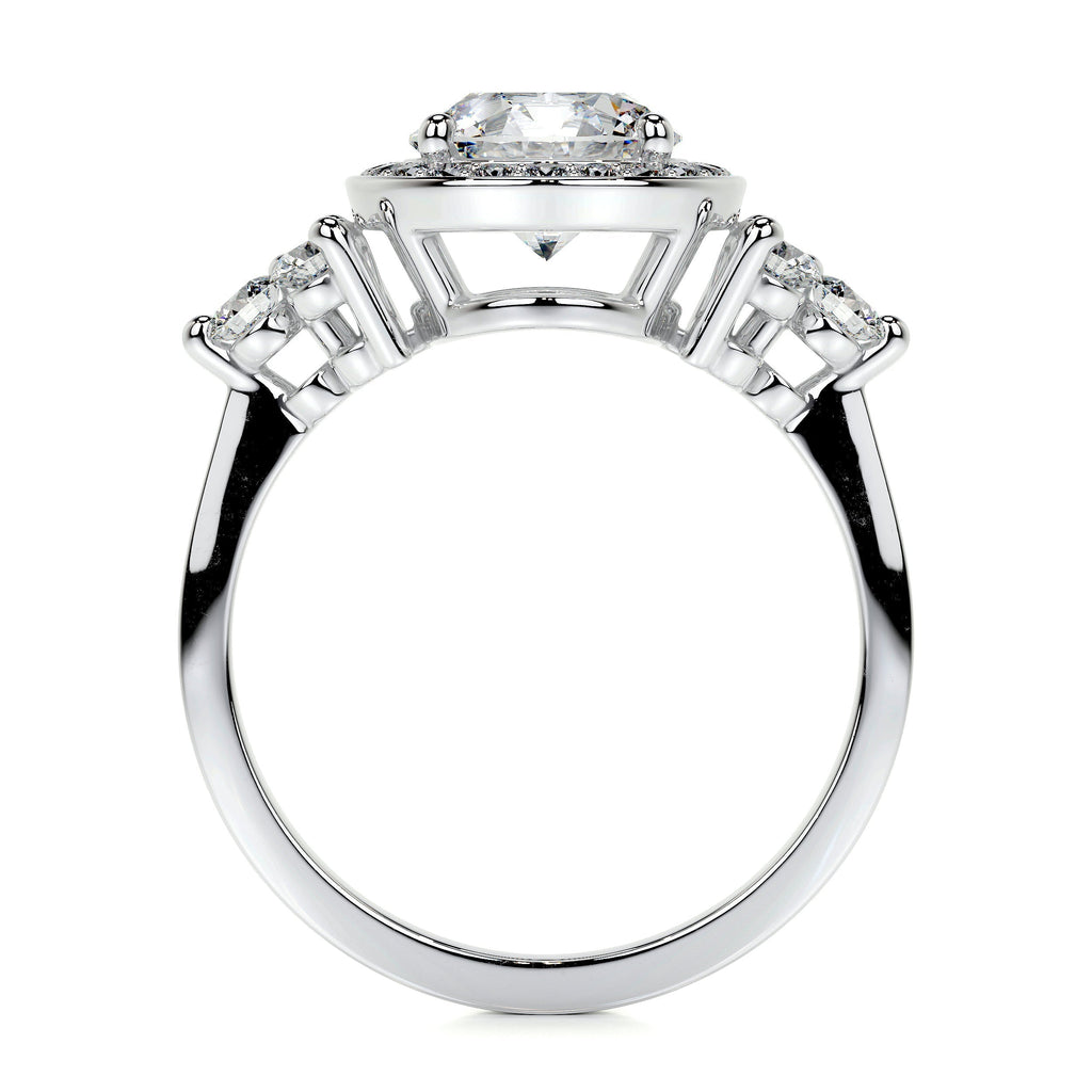 Ivy Vintage Lab Grown Diamond Ring -14K White Gold (RTS)