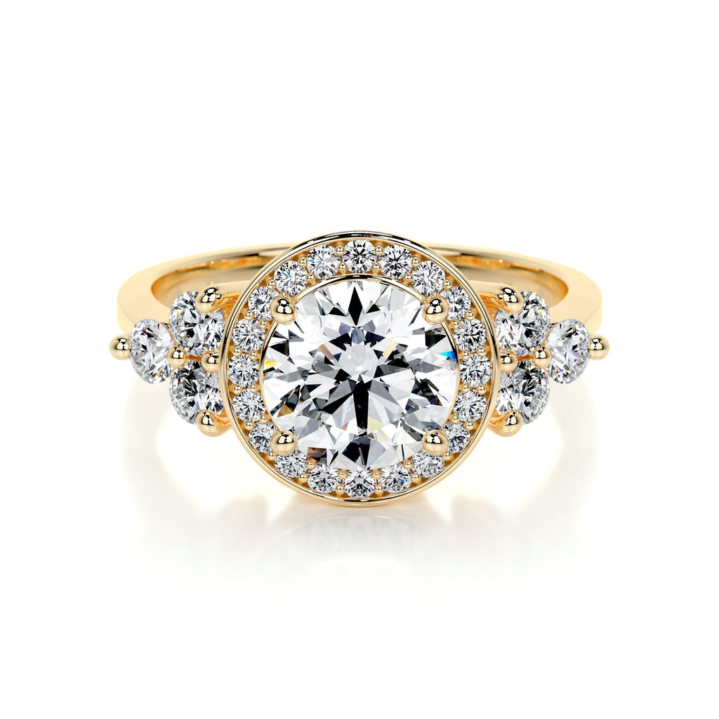 Ivy Vintage Lab Grown Diamond Ring -18K Yellow Gold (RTS)