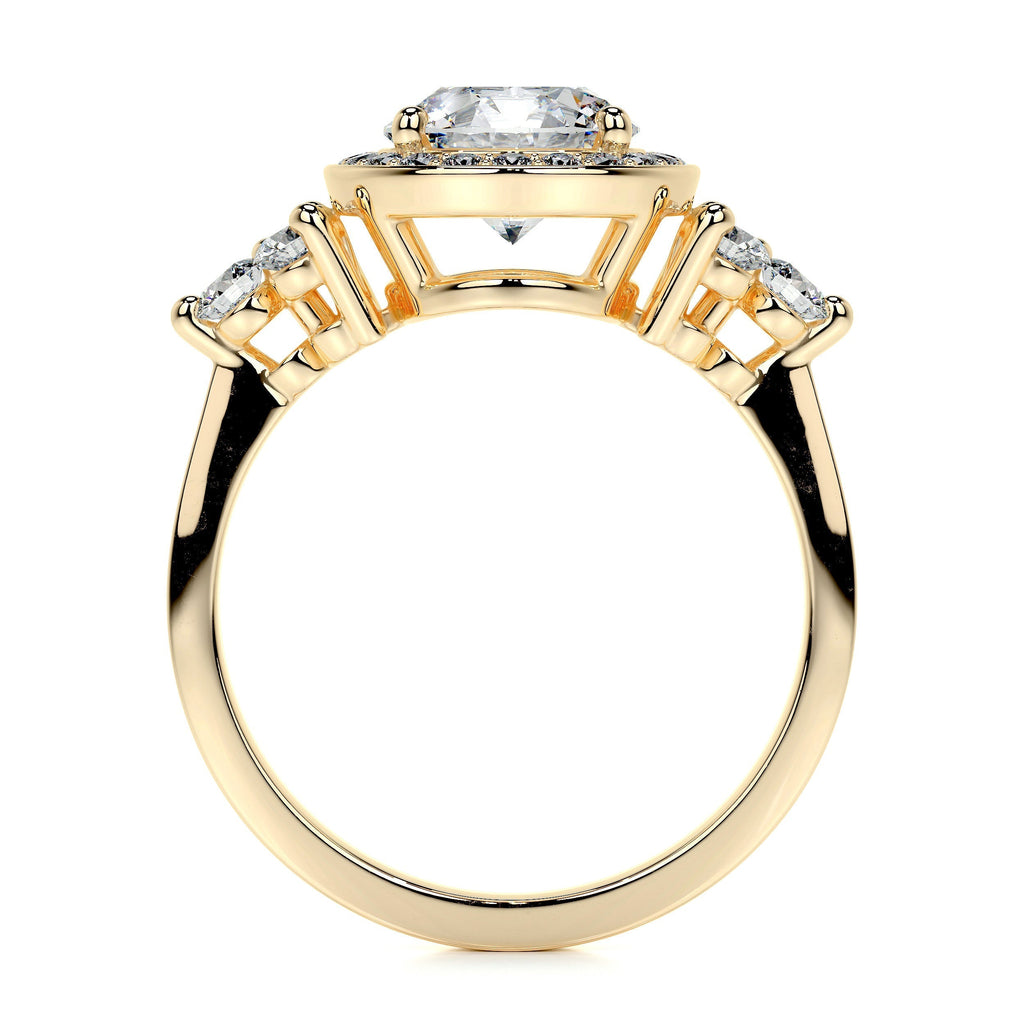 Ivy Vintage Lab Grown Diamond Ring -18K Yellow Gold (RTS)
