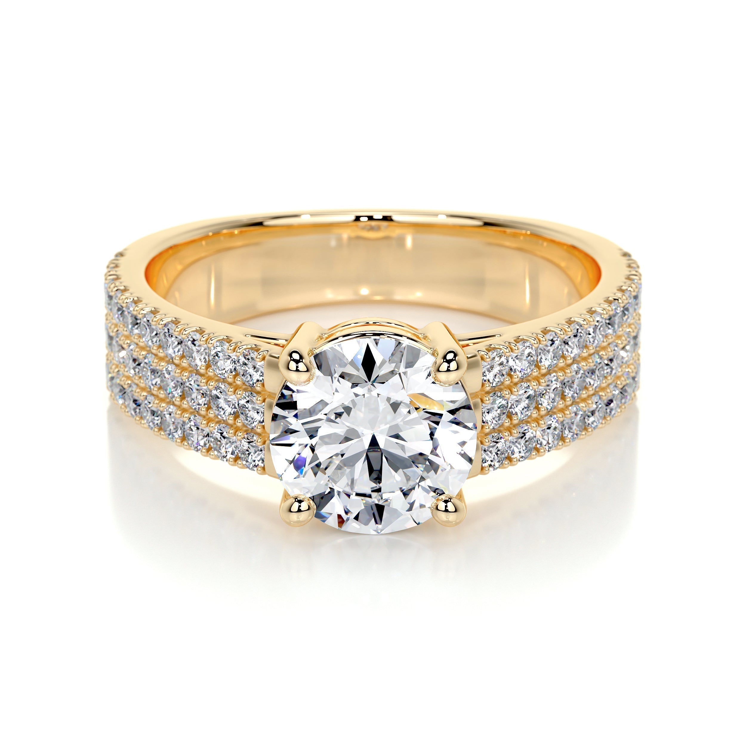 Jillian Lab Grown Diamond Ring -18K Yellow Gold (RTS)