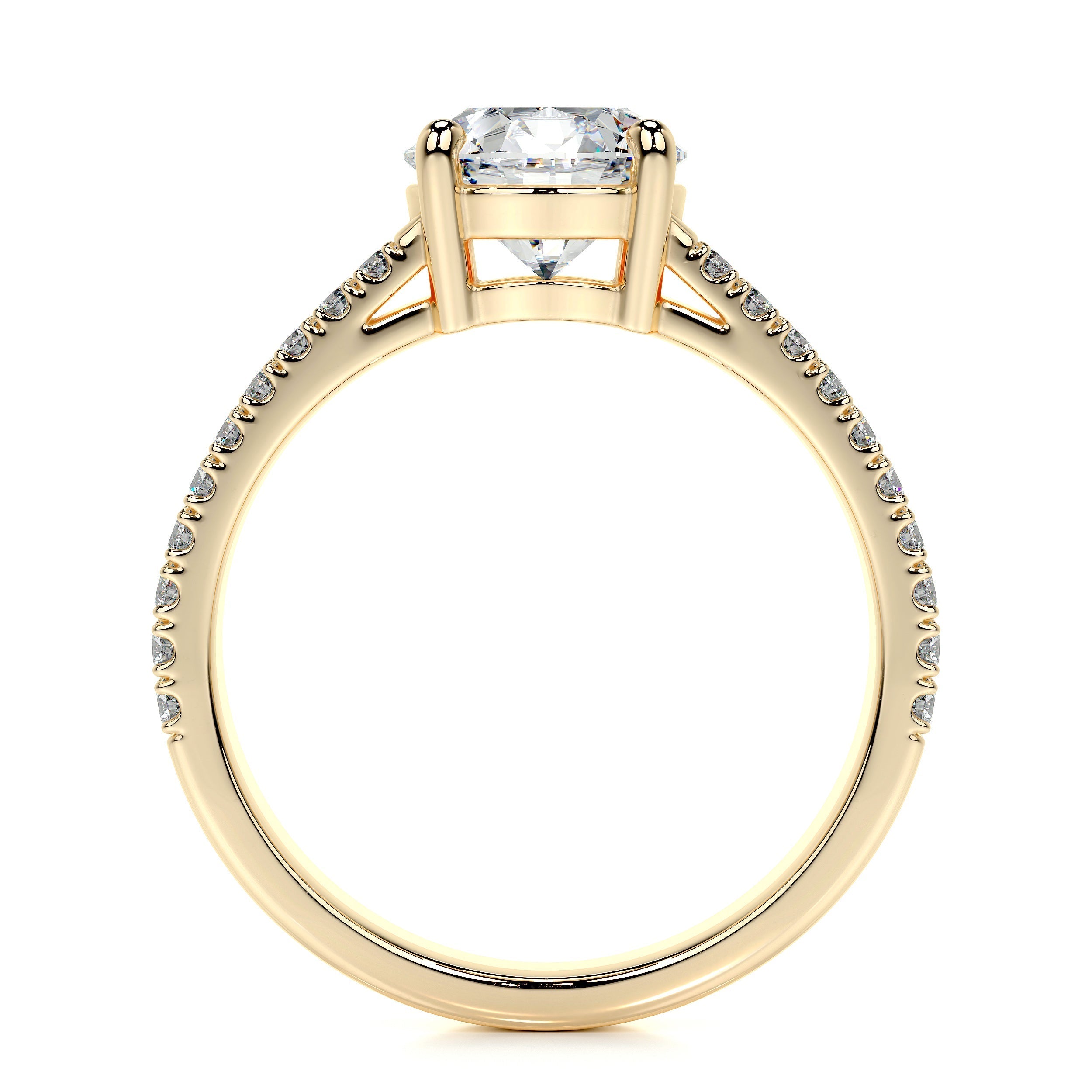 Jillian Lab Grown Diamond Ring -18K Yellow Gold (RTS)