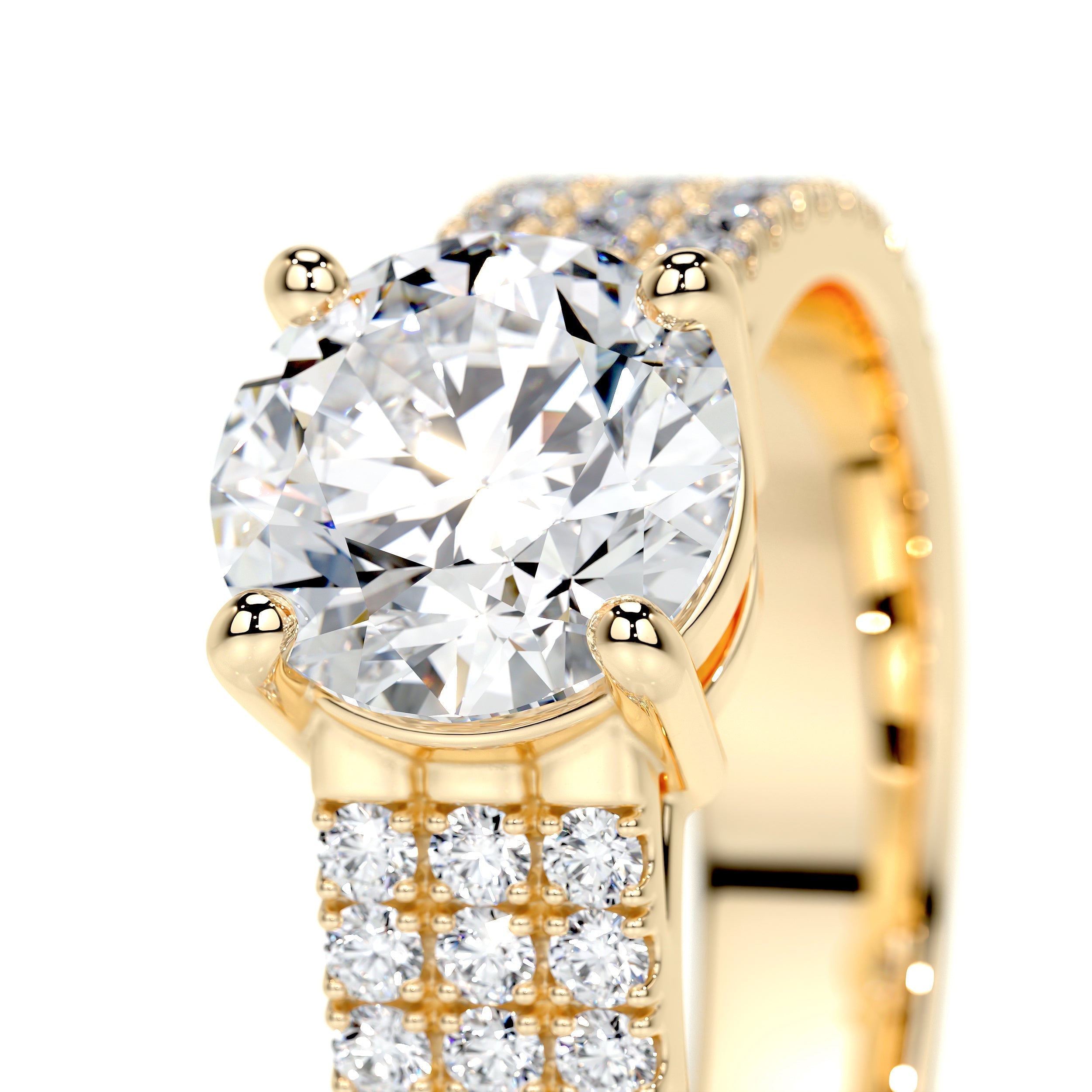 Jillian Lab Grown Diamond Ring -18K Yellow Gold (RTS)