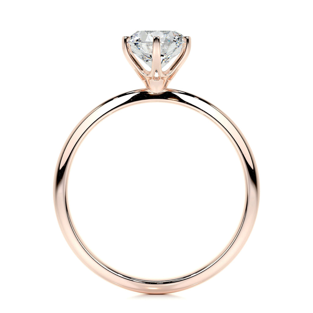 Samantha Lab Grown Diamond Ring -14K Rose Gold (RTS)
