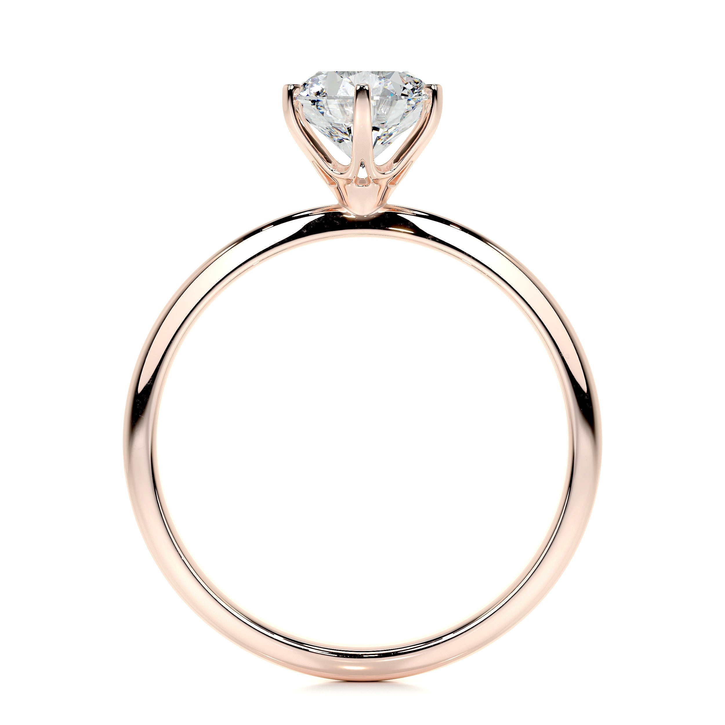 Samantha Lab Grown Diamond Ring -14K Rose Gold (RTS)