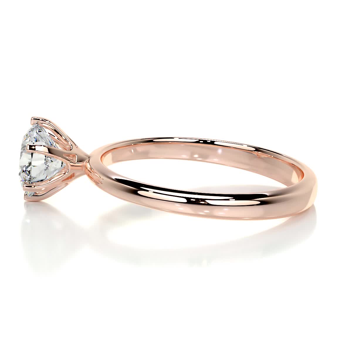 Samantha Lab Grown Diamond Ring -14K Rose Gold (RTS)