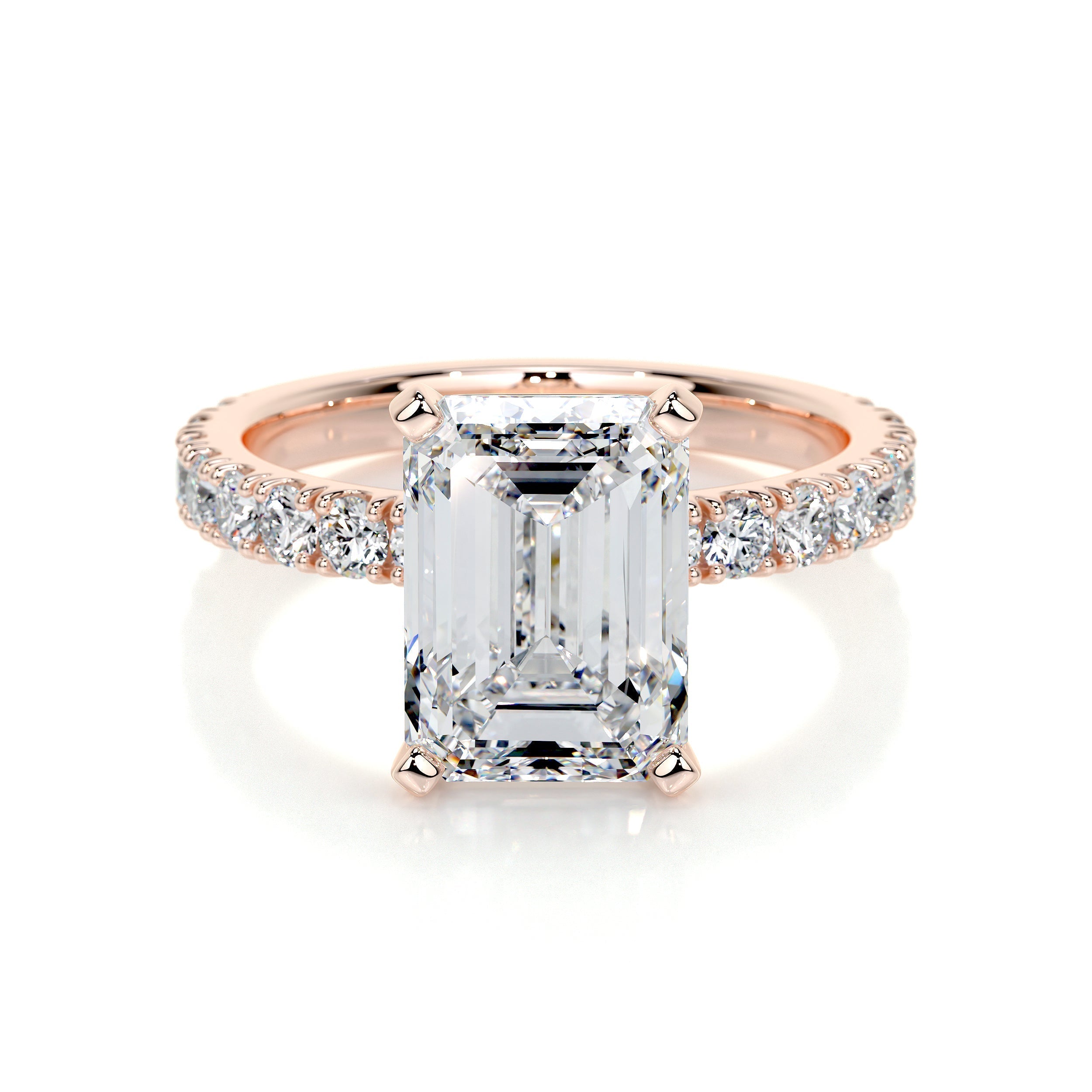 Royal Lab Grown Diamond Ring -14K Rose Gold (RTS)