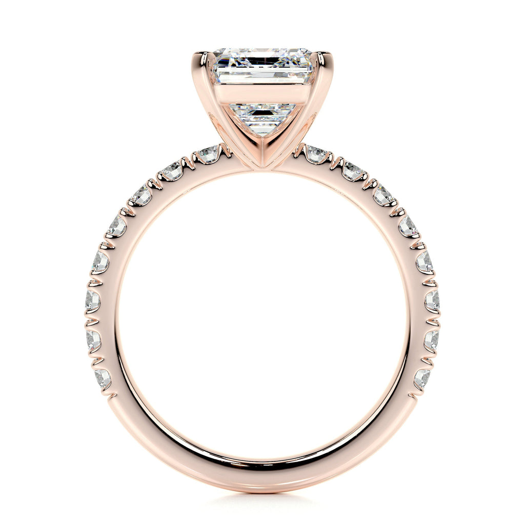 Royal Lab Grown Diamond Ring -14K Rose Gold (RTS)